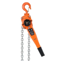 VEVOR Manual Lever Chain Hoist, 1-1/2T 3300LBS Capacity Heavy Duty Come Along, 10FT Lift G80 Alloy Steel Chain With Dual Pawl Mechanical Brake,360°Rotating Hooks, for Warehouse Construction Garage