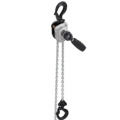 VEVOR Manual Lever Chain Hoist, 1/2T 1100LBS Capacity Heavy Duty Come Along, 10FT Lift G80 Alloy Steel Chain With Dual Pawl Mechanical Brake,360°Rotating Hooks, for Warehouse Construction Garage