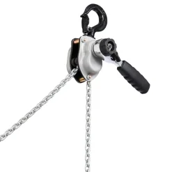 VEVOR Manual Lever Chain Hoist, 1/2T 1100LBS Capacity Heavy Duty Come Along, 10FT Lift G80 Alloy Steel Chain With Dual Pawl Mechanical Brake,360°Rotating Hooks, for Warehouse Construction Garage