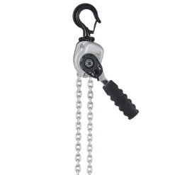 VEVOR Manual Lever Chain Hoist, 1/2T 1100LBS Capacity Heavy Duty Come Along, 5FT Lift G80 Alloy Steel Chain With Dual Pawl Mechanical Brake,360°Rotating Hooks, for Warehouse Construction Garage