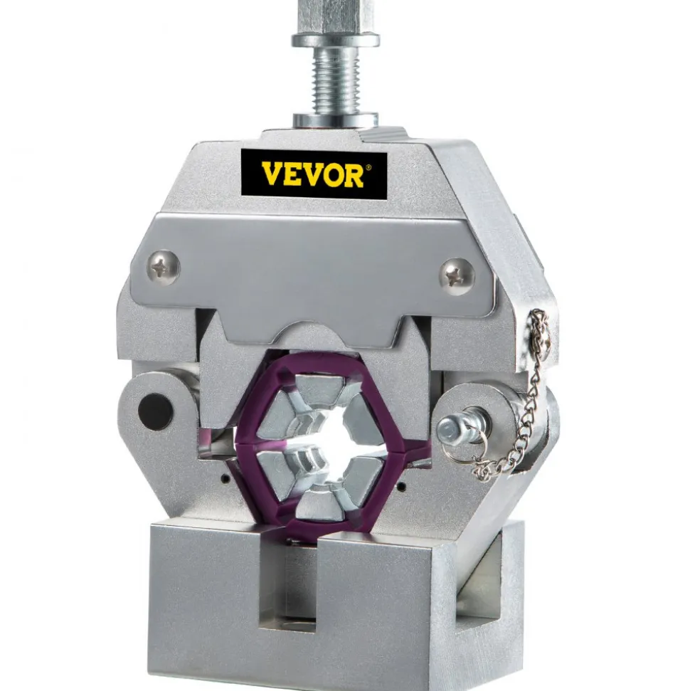 VEVOR Manually Operated AC Hose Crimper Hydra-Krimp 71550 Manual AC Hose Crimper Kit Air Conditioning Repair Handheld AC Hose Crimping Tool with 4 Dies
