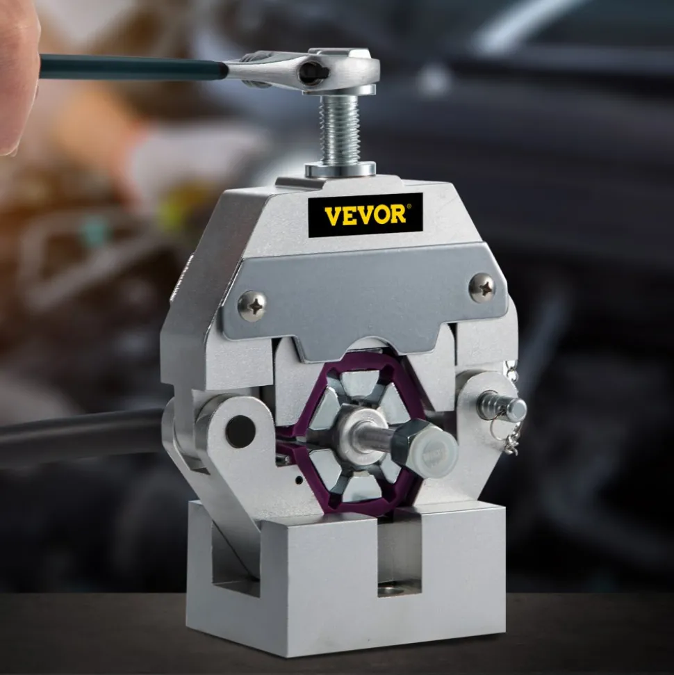 VEVOR Manually Operated AC Hose Crimper Hydra-Krimp 71550 Manual AC Hose Crimper Kit Air Conditioning Repair Handheld AC Hose Crimping Tool with 4 Dies