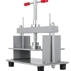 VEVOR Manual Paper Press Machine, 12x8.6 inch for A4 Sized Papers Flatting Machine, 10cm Thickness Steel Frame Manual Flat Paper Press Machine, Papermaking Book Press