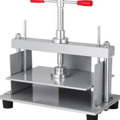 VEVOR Manual Paper Press Machine, 12x8.6 inch for A4 Sized Papers Flatting Machine, 10cm Thickness Steel Frame Manual Flat Paper Press Machine, Papermaking Book Press