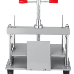 VEVOR Manual Paper Press Machine, 12x8.6 inch for A4 Sized Papers Flatting Machine, 10cm Thickness Steel Frame Manual Flat Paper Press Machine, Papermaking Book Press