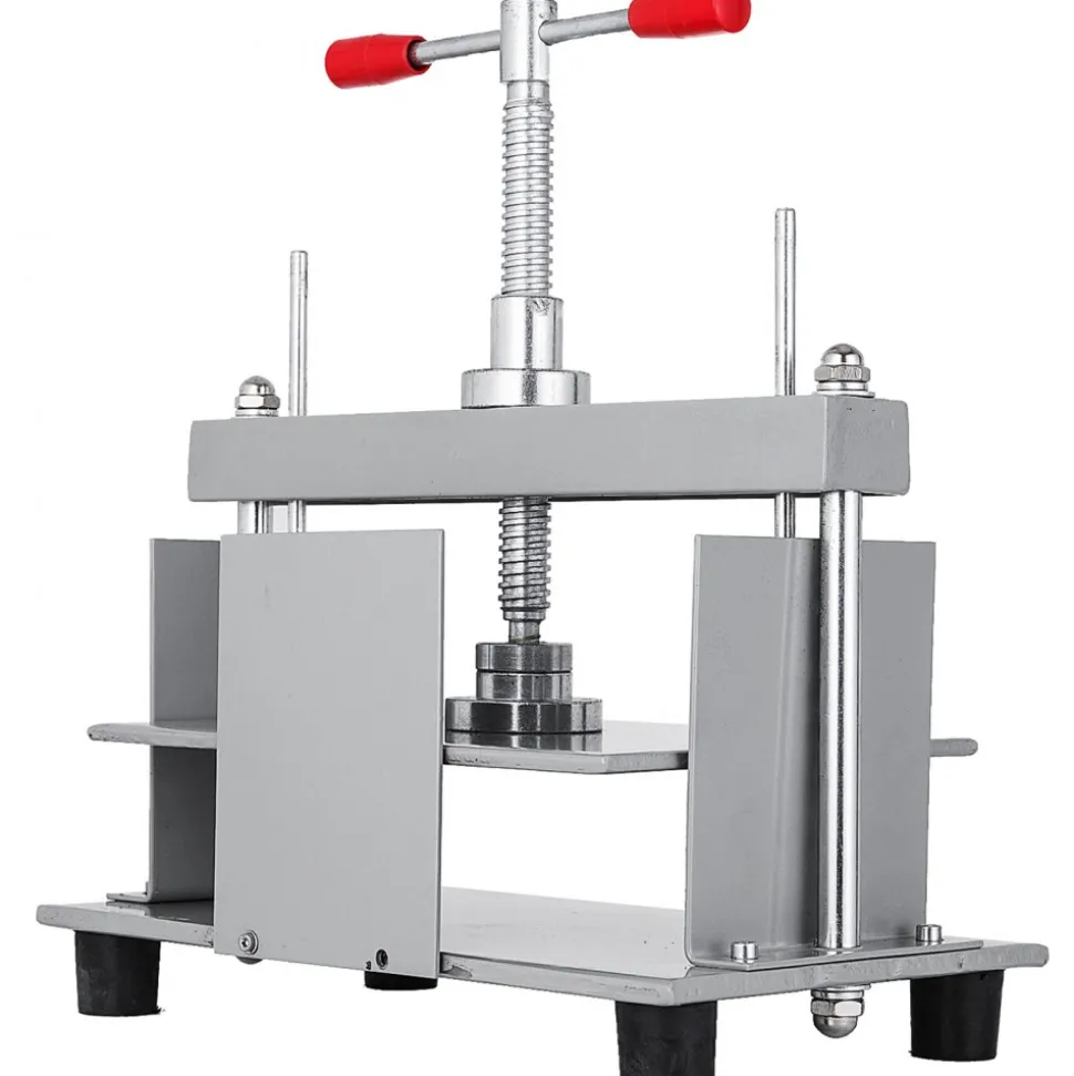 VEVOR Manual Paper Press Machine, 12x8.6 inch for A4 Sized Papers Flatting Machine, 10cm Thickness Steel Frame Manual Flat Paper Press Machine, Papermaking Book Press