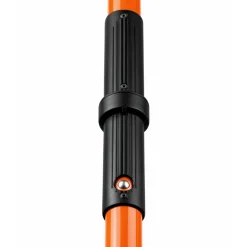 VEVOR Manual Pole Saw, 3.87-27 ft Extendable Pole Tree Pruner, Sharp 65Mn Steel Blade, Lightweight Fiberglass Handle Pole, Double-Hook Saw for High Branch Trimming, Pruning Tool for Palms, Shrubs