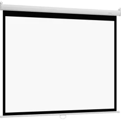 VEVOR Manual Projector Screen, 72 inch 4:3 4K 1080 HD Retractable Pull Down Projector Screen, Wall Mounted Movie Projection with Pull Rope, Portable Display Projectoin for Family Home Office Theater