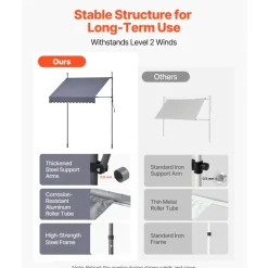 VEVOR Manual Retractable Awning, 78