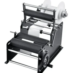 VEVOR Manual Round Labeling Machine, 15-20pcs/min, Bottle Label Applicator for Round Bottles, Adjustable Manual Round Bottle Labeler Suitable for Bottle Diameter 0.78-4.72 inches (with Pressing Bar)