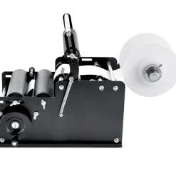 VEVOR Manual Round Labeling Machine, 15-20pcs/min, Bottle Label Applicator for Round Bottles, Adjustable Manual Round Bottle Labeler Suitable for Bottle Diameter 0.78-4.72 inches (with Pressing Bar)