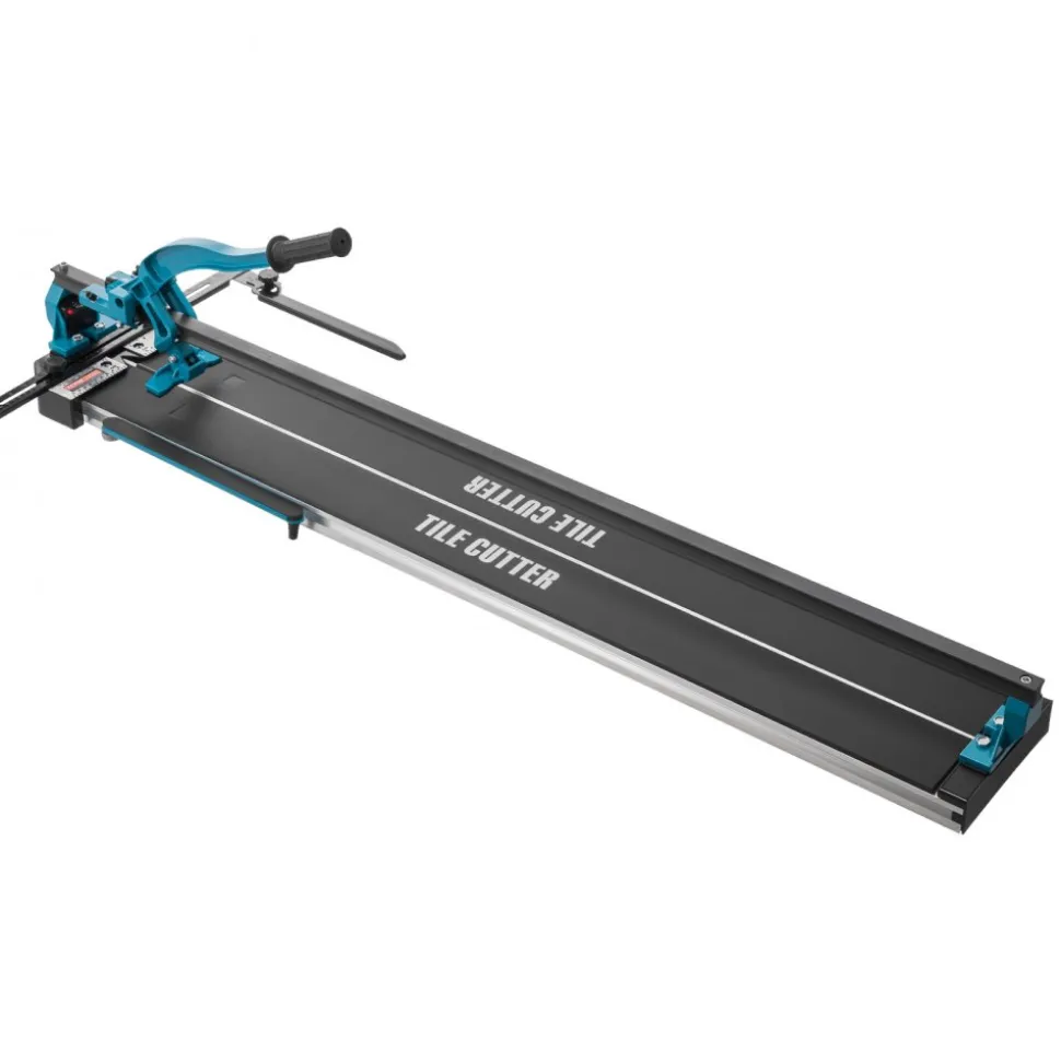 VEVOR Manual Tile Cutter, 48 inch, Porcelain Ceramic Tile Cutter with Tungsten Carbide Cutting Wheel, Infrared Positioning, Anti-Skid Feet, Durable Rails for professional installers or beginners