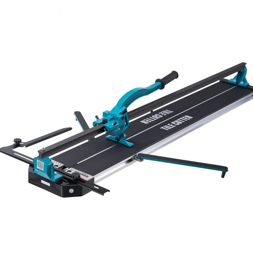 VEVOR Manual Tile Cutter, 48 inch, Porcelain Ceramic Tile Cutter with Tungsten Carbide Cutting Wheel, Infrared Positioning, Anti-Skid Feet, Durable Rails for professional installers or beginners