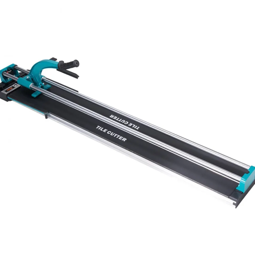VEVOR Manual Tile Cutter, 48 inch, Porcelain Ceramic Tile Cutter with Tungsten Carbide Cutting Wheel, Infrared Positioning, Anti-Skid Feet, Double Rails for professional installers or beginners
