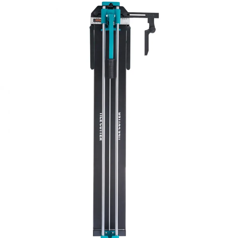 VEVOR Manual Tile Cutter, 48 inch, Porcelain Ceramic Tile Cutter with Tungsten Carbide Cutting Wheel, Infrared Positioning, Anti-Skid Feet, Double Rails for professional installers or beginners
