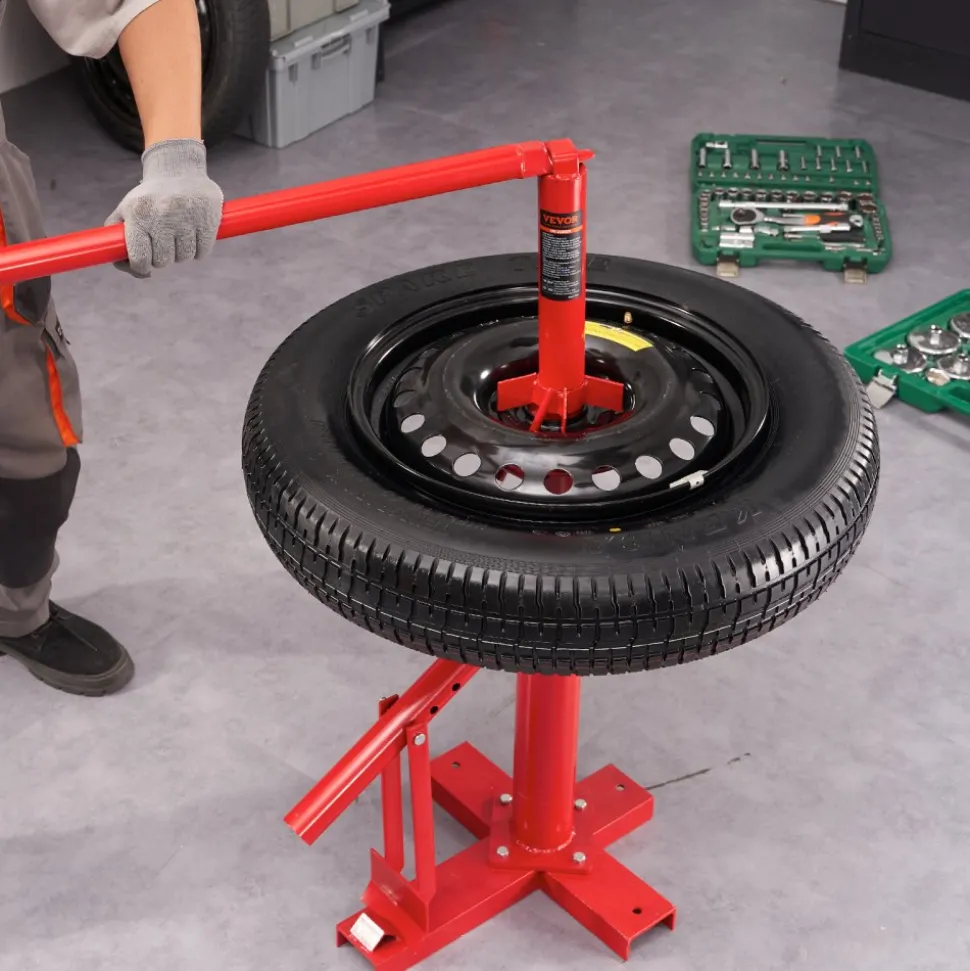 VEVOR Manual Tire Changer, Portable Hand Bead Breaker Mounting Tool for 203 - 406 mm Tires, Compatible with Car Truck Trailer, Tire Mounting Machine for Home Garage Small Auto Shop