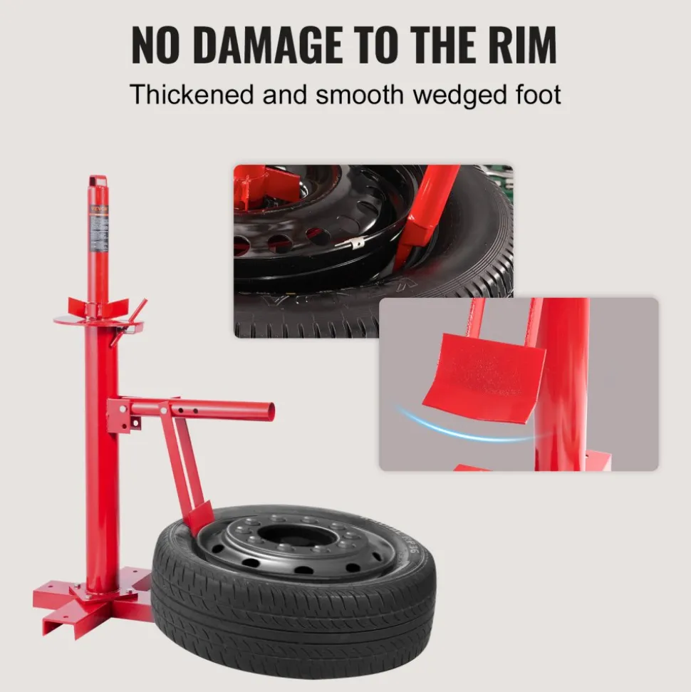 VEVOR Manual Tire Changer, Portable Hand Bead Breaker Mounting Tool for 203 - 406 mm Tires, Compatible with Car Truck Trailer, Tire Mounting Machine for Home Garage Small Auto Shop