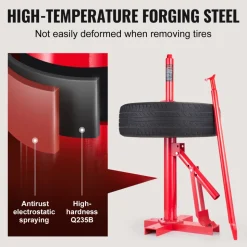 VEVOR Manual Tire Changer, Portable Hand Bead Breaker Mounting Tool for 203 - 406 mm Tires, Compatible with Car Truck Trailer, Tire Mounting Machine for Home Garage Small Auto Shop