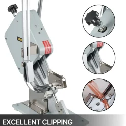 VEVOR Manual U-shape Sausage Clipper Clipping Machine Food Clipping Maker for Sausage Packing Sealing with 1 Box of Buckles 5000pcs