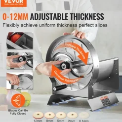 VEVOR Manual Vegetable Fruit Slicer, 0-0.5