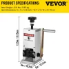 VEVOR Manual Wire Stripping Machine 0.06-0.98 inches, Wire Stripper Machine with Hand Crank Portable, Wire Stripping Tool Aluminum Construction,for Scrap Copper Recycling