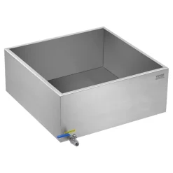 VEVOR Maple Syrup Evaporator Pan, 24.9 Gallon, 362 Cups of 8.8oz Maple Syrup, Flat Evaporator Pan with 1 Valve and 3 Heating Methods, 304 Stainless Steel Maple Syrup Pan for Home, Outdoor