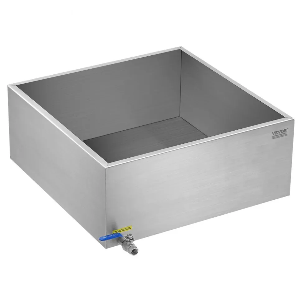 VEVOR Maple Syrup Evaporator Pan, 24.9 Gallon, 362 Cups of 8.8oz Maple Syrup, Flat Evaporator Pan with 1 Valve and 3 Heating Methods, 304 Stainless Steel Maple Syrup Pan for Home, Outdoor