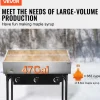 VEVOR Maple Syrup Evaporator Pan, 47 Gallon, 683 Cups of 8.8oz Maple Syrup, Flat Evaporator Pan with Thermometer, 1 Valve and 3 Heating Methods, Stainless Steel Maple Syrup Pan for Home, Outdoor