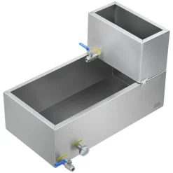 VEVOR Maple Syrup Evaporator Pan, 19.6 Gallon, 285 Cups of 8.8oz Maple Syrup, Flat Evaporator Pan with Thermometer, 2 Valves and 3 Heating Methods, 304 Stainless Steel Maple Syrup Pan for Home, Outdoor