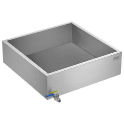 VEVOR Maple Syrup Evaporator Pan, 17.5 Gallon, 254 Cups of 8.8oz Maple Syrup, Flat Evaporator Pan with 1 Valve and 3 Heating Methods, 304 Stainless Steel Maple Syrup Pan for Home, Outdoor