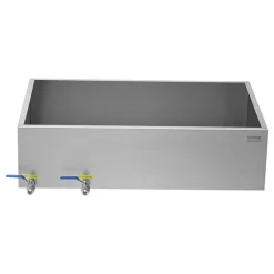 VEVOR Maple Syrup Evaporator Pan, 35 Gallon, 509 Cups of 8.8oz Maple Syrup, Flat Evaporator Pan with 2 Valves and 3 Heating Methods, 304 Stainless Steel Maple Syrup Pan for Home, Outdoor