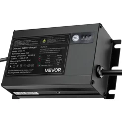 VEVOR Marine Battery Charger, 1-Bank, 5A 12V Onboard Boat Charger, IP68 Waterproof Smart On-Board Battery Charger, for Lithium-Ion (LiFePO4), NCM, Lead-Acid Batteries, Large Boat, Yacht, RV, Trailer
