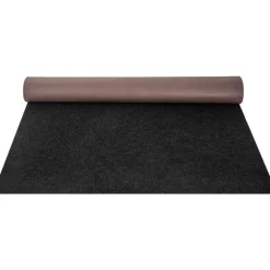 VEVOR Marine Carpet, 6 x 23 ft Boat Carpeting, Charcoal Black Marine Grade Boat Carpet, Indoor/Outdoor Marine Carpeting with Water-proof TPR Backing, Water-proof Carpet Roll for Home, Patio, Porch, De