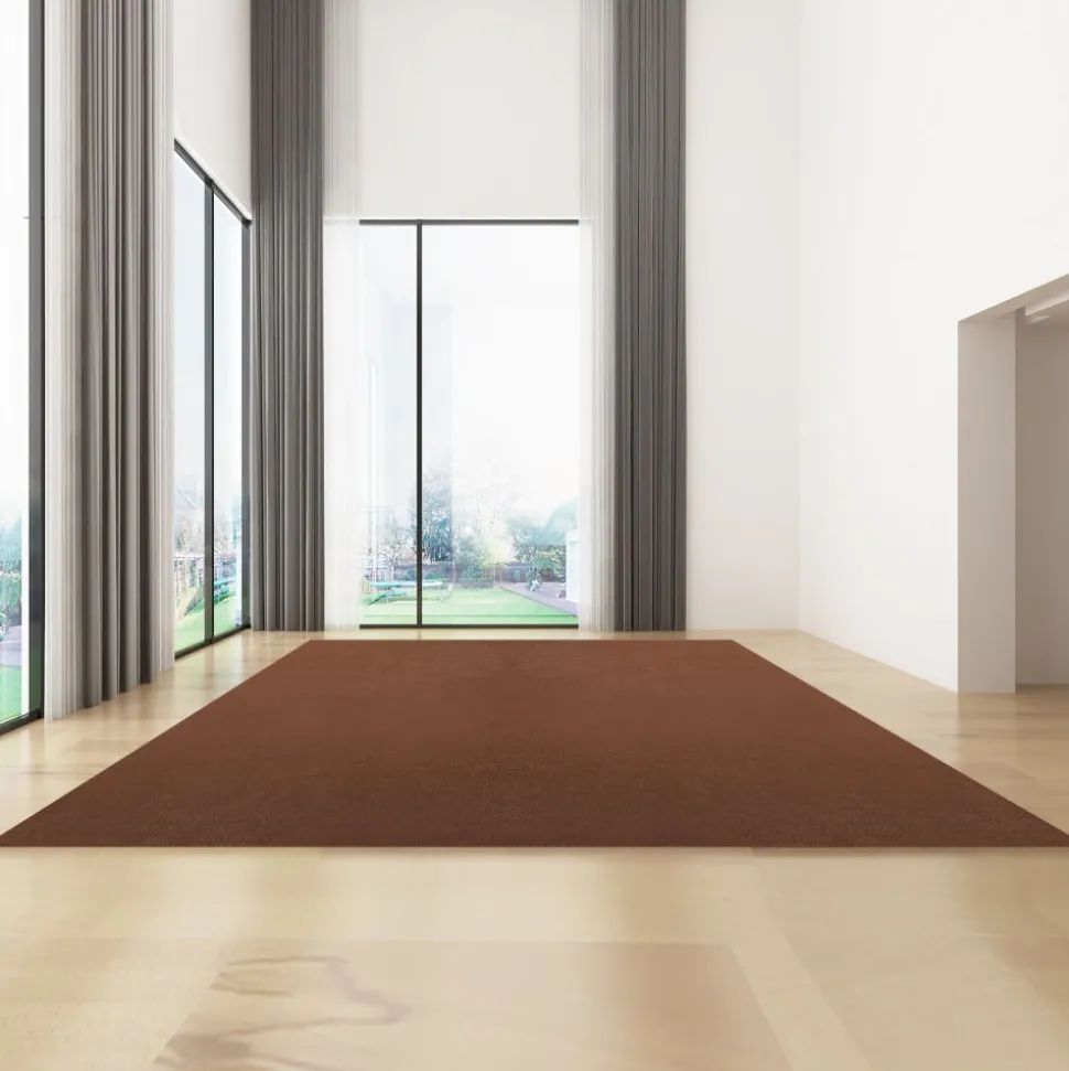 VEVOR Marine Carpet, 6 x 18 ft Boat Carpeting, Deep Brown Marine Grade Boat Carpet, Indoor/Outdoor Marine Carpeting with Water-Proof TPR Backing, Water-Proof Carpet Roll for Home, Patio, Porch, Deck
