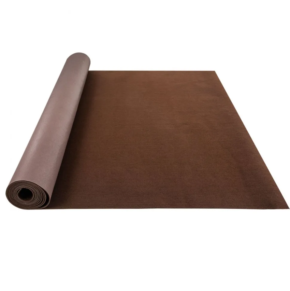 VEVOR Marine Carpet, 6 x 18 ft Boat Carpeting, Deep Brown Marine Grade Boat Carpet, Indoor/Outdoor Marine Carpeting with Water-Proof TPR Backing, Water-Proof Carpet Roll for Home, Patio, Porch, Deck