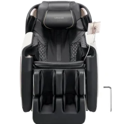 VEVOR Massage Chair,  4D Full Body Zero Gravity Recliner with SL Track, Yoga Stretch, AI Voice Control, Heat, Foot Roller, Retractable Pedal, 36 Airbags, LCD, Armrest Controls, Rolling Base