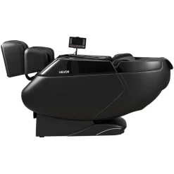 VEVOR Massage Chair, 4D Zero-Gravity Full Body Massage Chair with Extendable Footrest, Automatic Modes, Airbags, Waist & Leg Heating, Bluetooth Speaker, Touchscreen Control, for Home and Office Use