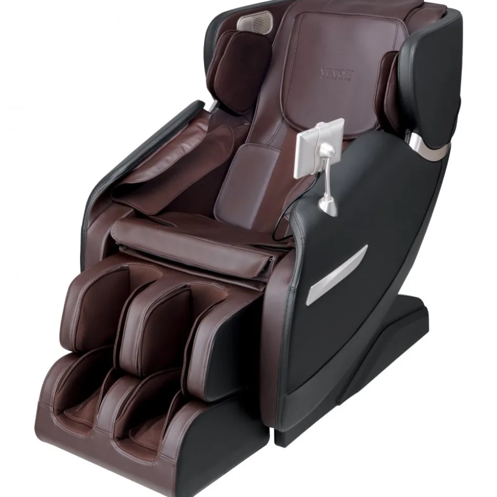VEVOR Massage Chair - Full Body Zero Gravity Recliner with Multi Auto Modes, 3D Shiatsu, Heating, Bluetooth Speaker, Airbag, Foot Roller, and Touch Screen