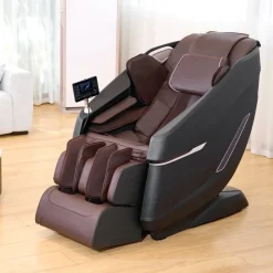 VEVOR Massage Chair with Flexible SL-Track, Full Body Zero Gravity Recliner, 10-18 Auto Modes, 3D Shiatsu, Heating, Bluetooth Speaker, Airbag, Foot Roller, and Touch Screen