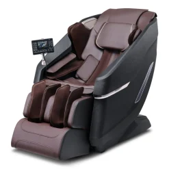 VEVOR Massage Chair with Flexible SL-Track, Full Body Zero Gravity Recliner, 10-18 Auto Modes, 3D Shiatsu, Heating, Bluetooth Speaker, Airbag, Foot Roller, and Touch Screen