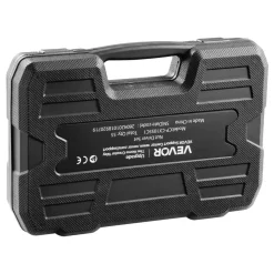 VEVOR Master Magnetic Impact Nut Driver Set 55PCS, Metric & SAE Sizes, with Socket Adapters, Bit Holder, Wing Nut Driver, Pivoting Nutsetter, Quick Release Extension, Power Bits, Storage Box