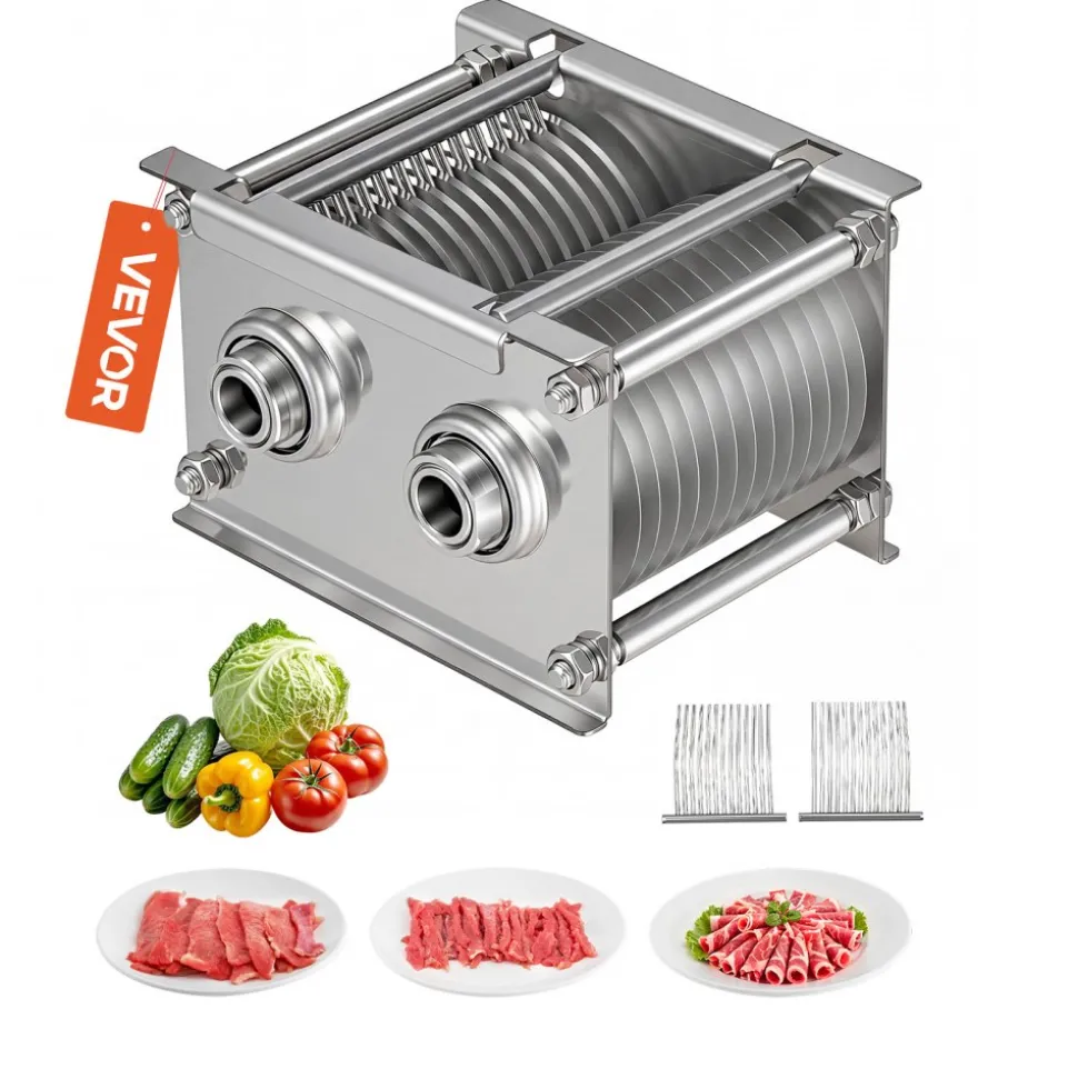 VEVOR Meat Cutter Machine Blade, 7 mm Replacement Commercial Blade for Model 90 Food Slicer, Stainless Steel, for Boneless Meat, Soft Vegetables