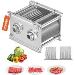VEVOR Meat Cutter Machine Blade, 5 mm Replacement Commercial Blade for Model 90 Food Slicer, Stainless Steel, for Boneless Meat, Soft Vegetables