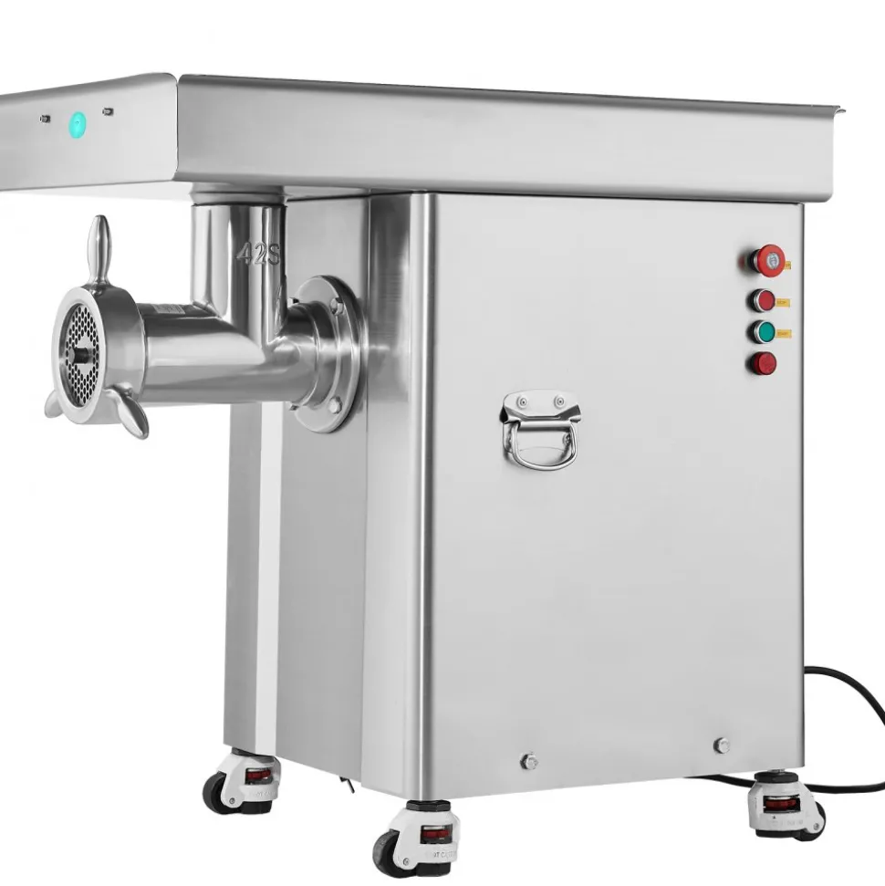 VEVOR Meat Grinder, 36.7 Lbs/Min Capacity Electric Meat Grinders w/ Blade, Grinding Plate, Sausage Maker, Stainless Steel Commercial Meat Mincer for Kitchen Restaurant Butcher Store