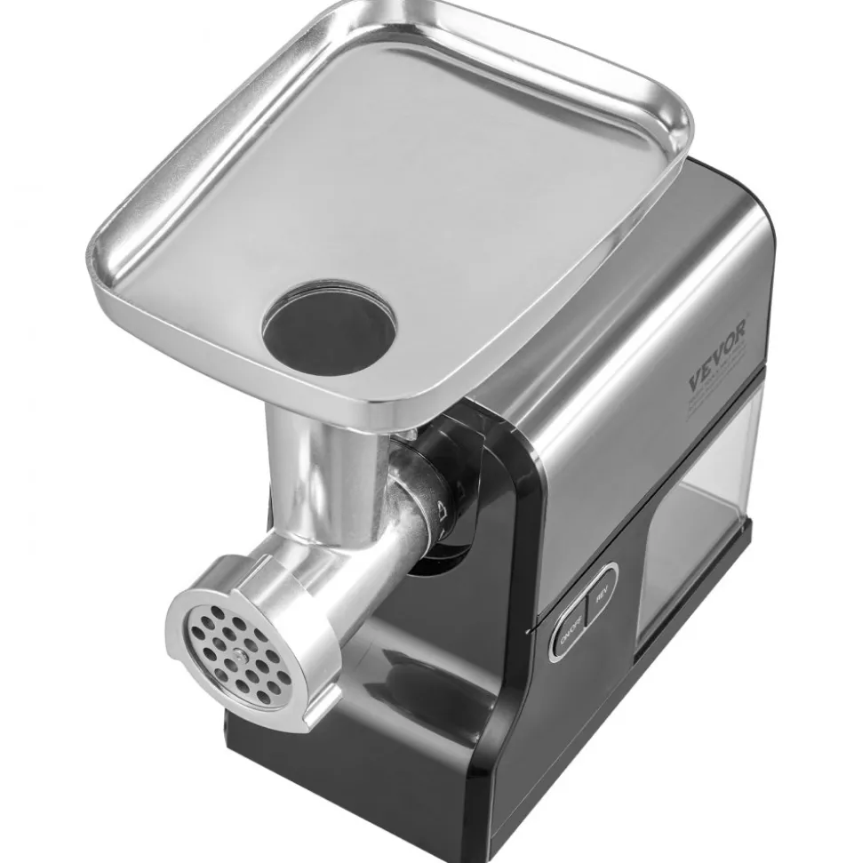 VEVOR Meat Grinder, 4.2 Lbs/Min Capacity Electric Meat Grinders with Blade, Grinding Plate, Sausage Maker, Kubbe Kit, Burger Press, Chopper Attachment, Stainless Steel Meat Mincer for Home Kitchen