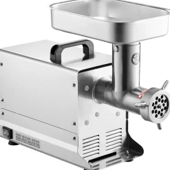 VEVOR Meat Grinder, 13 Lbs/Min Capacity Electric Meat Grinders with Blade, Grinding Plate, Sausage Maker, Stainless Steel Commercial Meat Mincer for Kitchen Restaurant Butcher Store