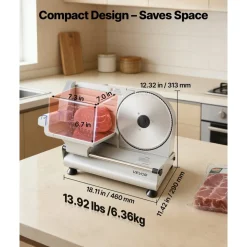 VEVOR Meat Slicer, 8.6