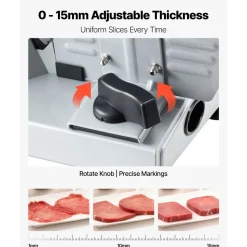 VEVOR Meat Slicer, 7.5