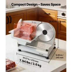 VEVOR Meat Slicer, 7.5