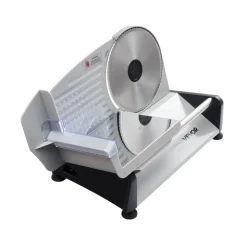 VEVOR Meat Slicer, 7.5 inch 200W Electric Deli Slicer Machine with SUS420 Blade, 0-0.6 inch Adjustable Thickness, ETL Certified Home Food-Slicer for Meat, Ham, Baguett, Steak, ETL Approved